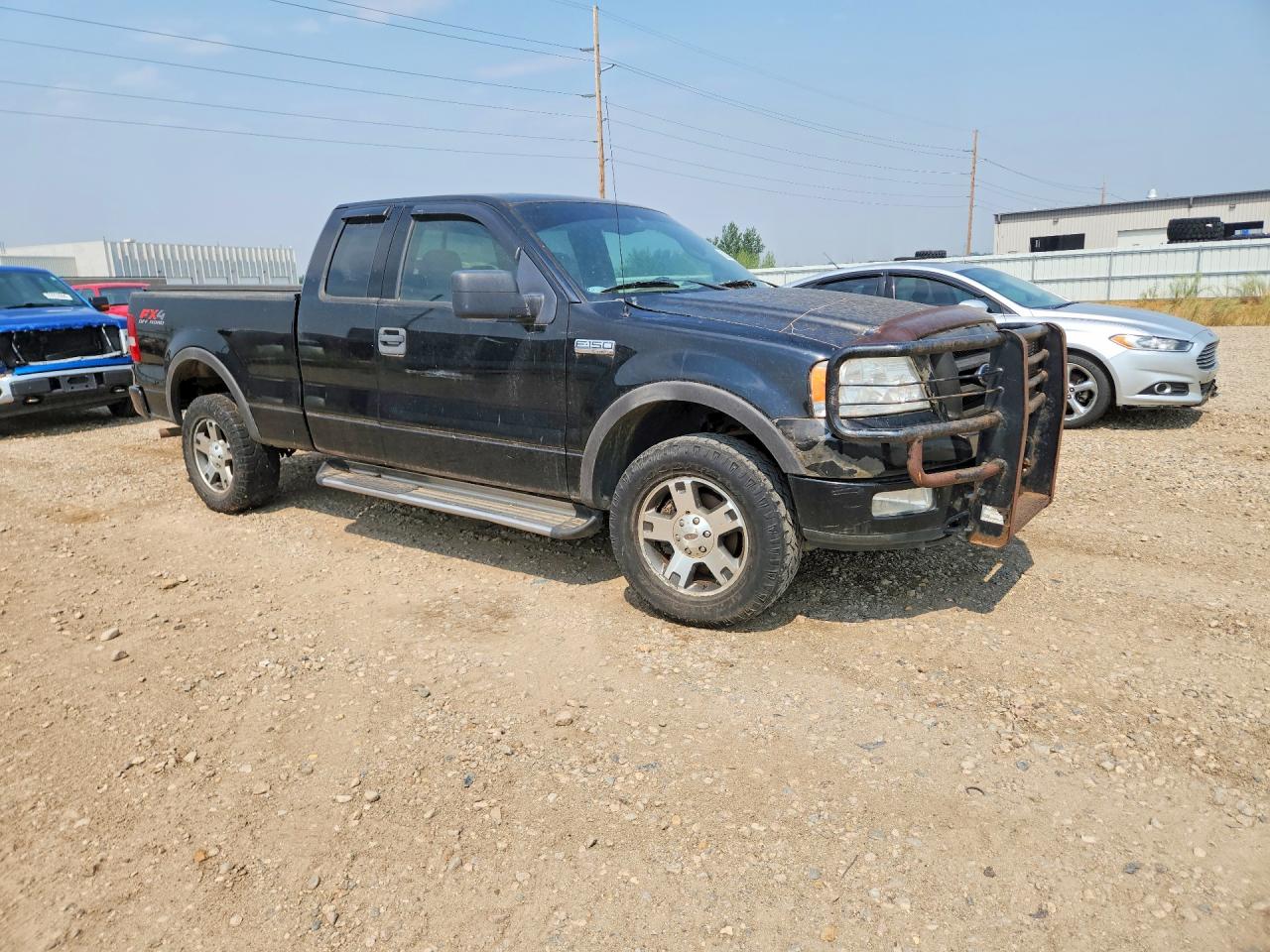 2004 Ford F150 Black vin: 1FTPX145X4KD95448