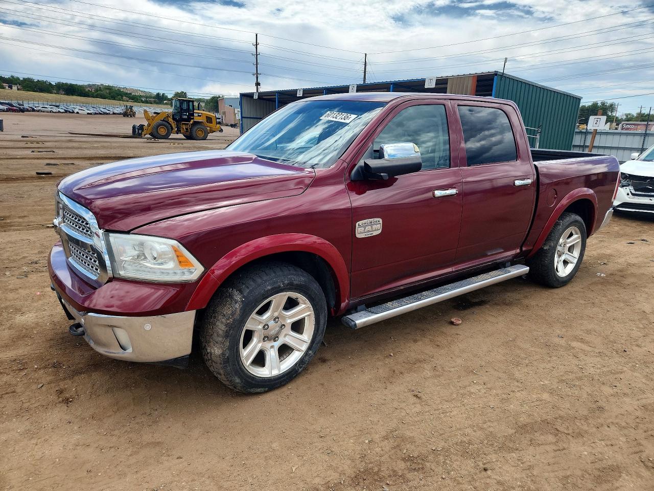 2015 Ram 1500 Longhorn Red vin: 1C6RR7PM2FS761289