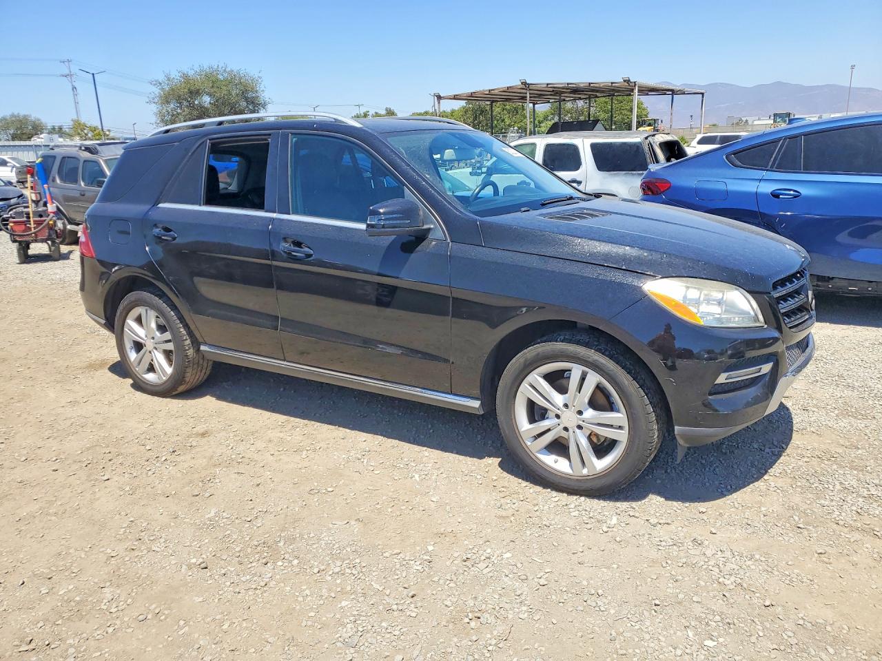2013 Mercedes-benz Ml 350 Black vin: 4JGDA5JB4DA102909