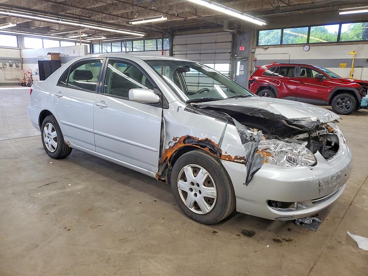 2007 Toyota Corolla Le Gray vin: JTDBR32E970132743