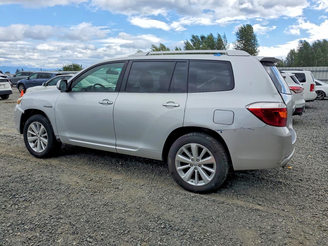 2010 Toyota Highlander Hybrid Серебряный vin: JTEBW3EH4A2043054