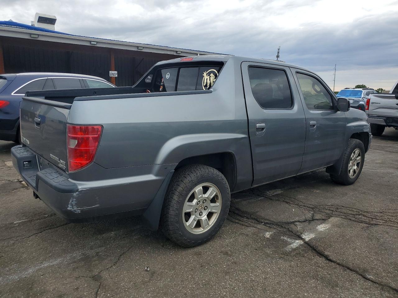 2009 Honda Ridgeline Rts Gray vin: 5FPYK16409B107729