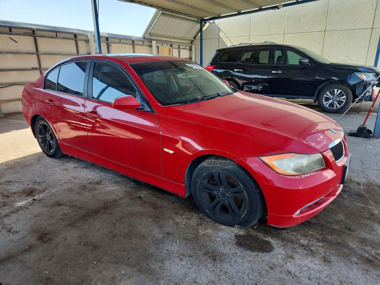 2008 Bmw 328 I Red vin: WBAVA37598NL56559