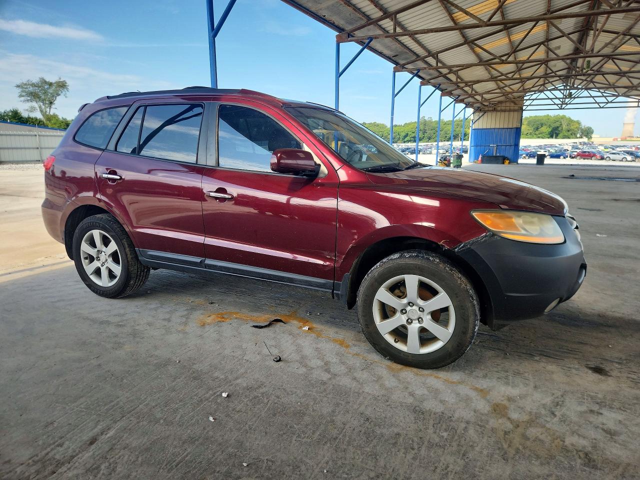 2009 Hyundai Santa Fe Limited Темно-бордовый vin: 5NMSH73E99H274361