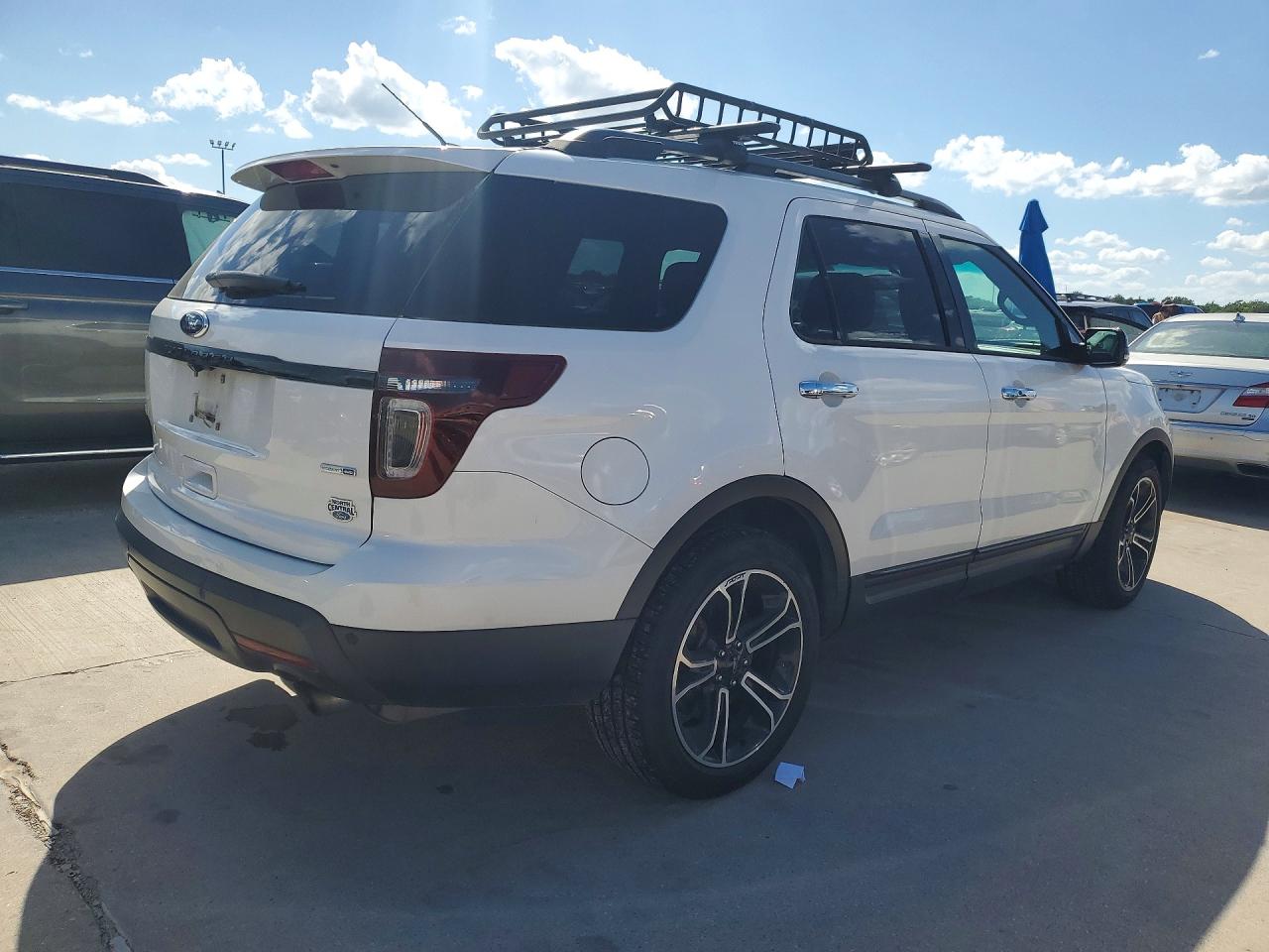 2014 Ford Explorer Sport Белый vin: 1FM5K8GT1EGA68915