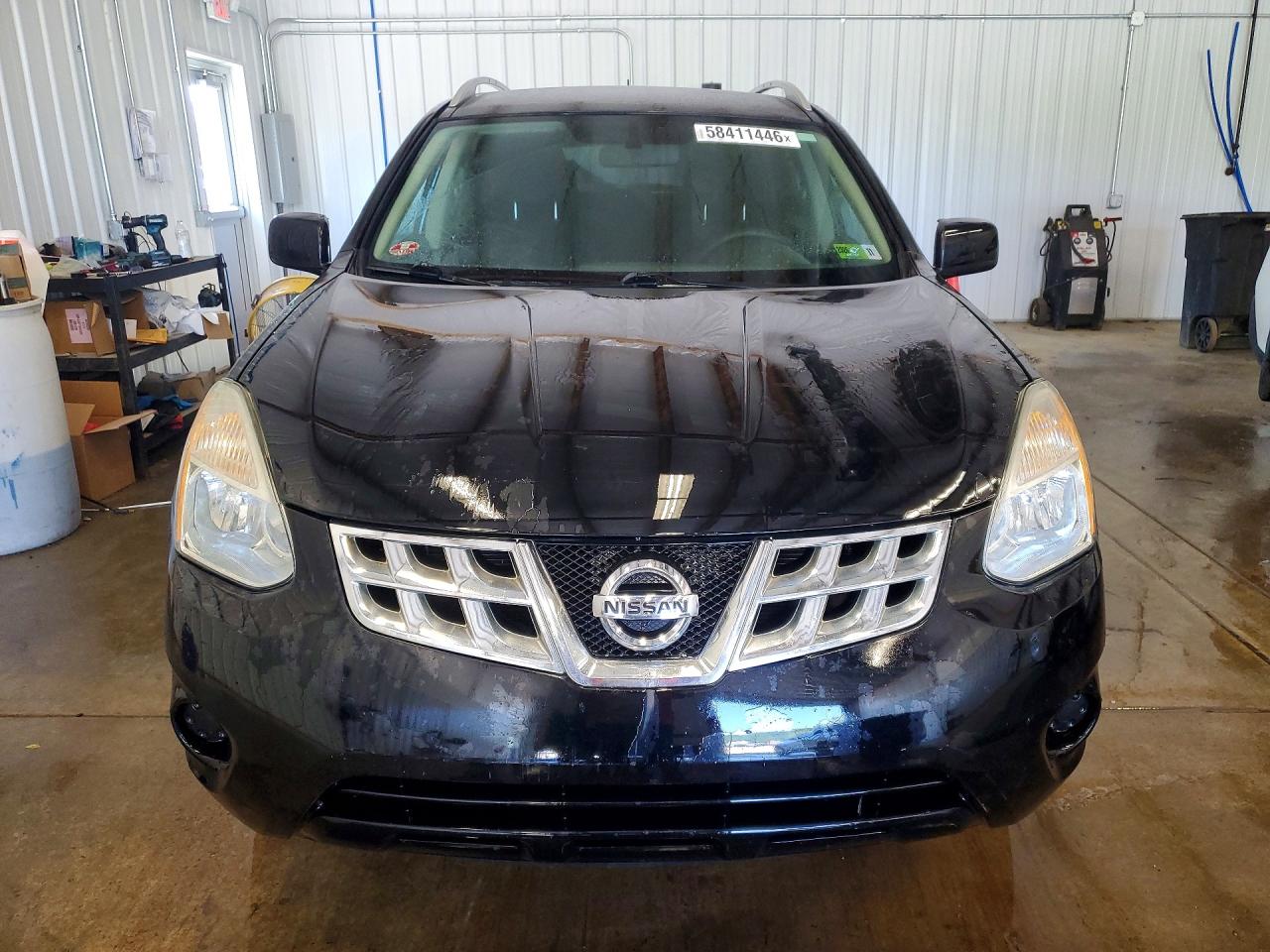 2012 Nissan Rogue S Black vin: JN8AS5MV7CW378596