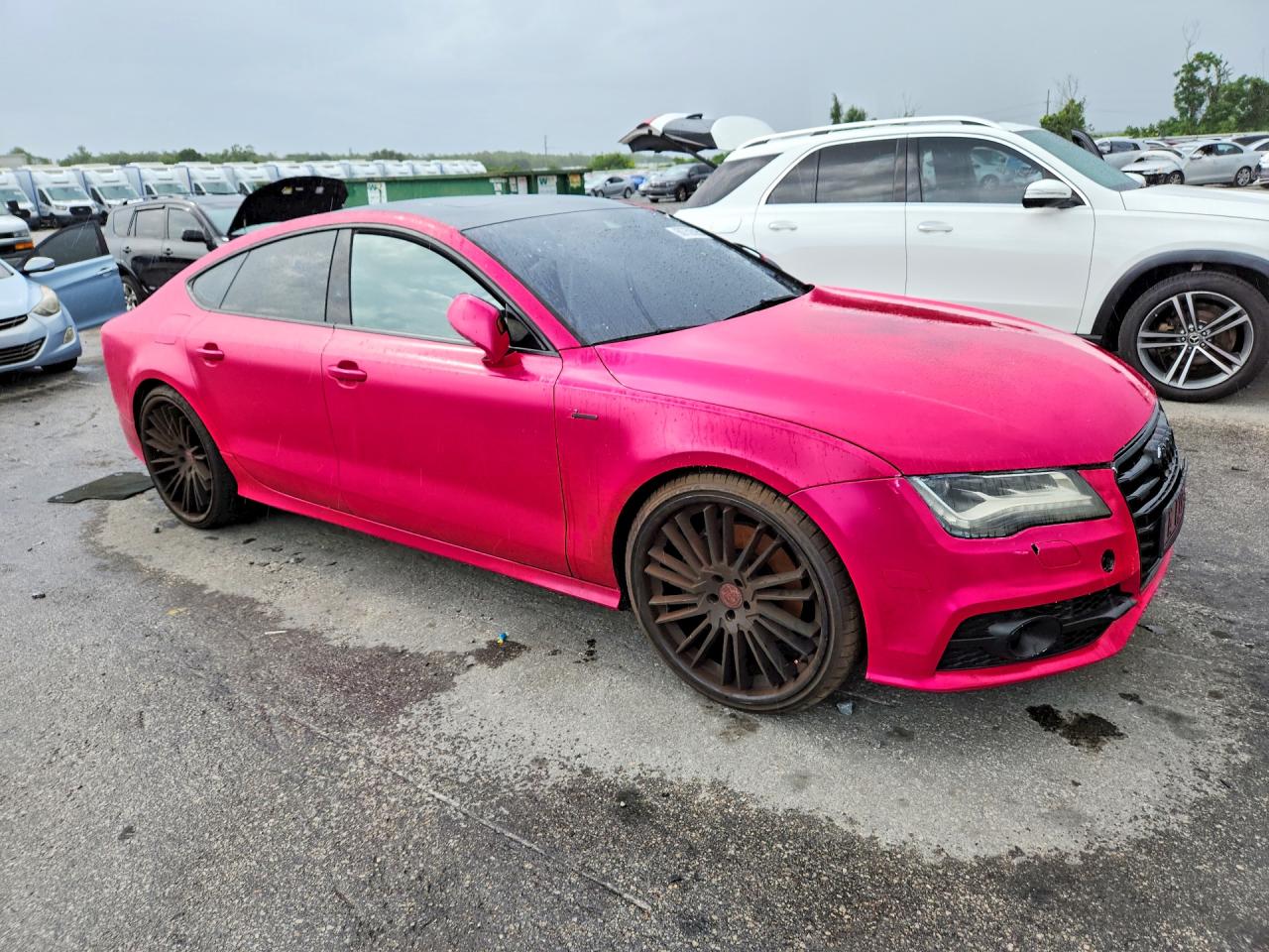 2013 Audi A7 Prestige Розовый vin: WAU3GAFC3DN075331