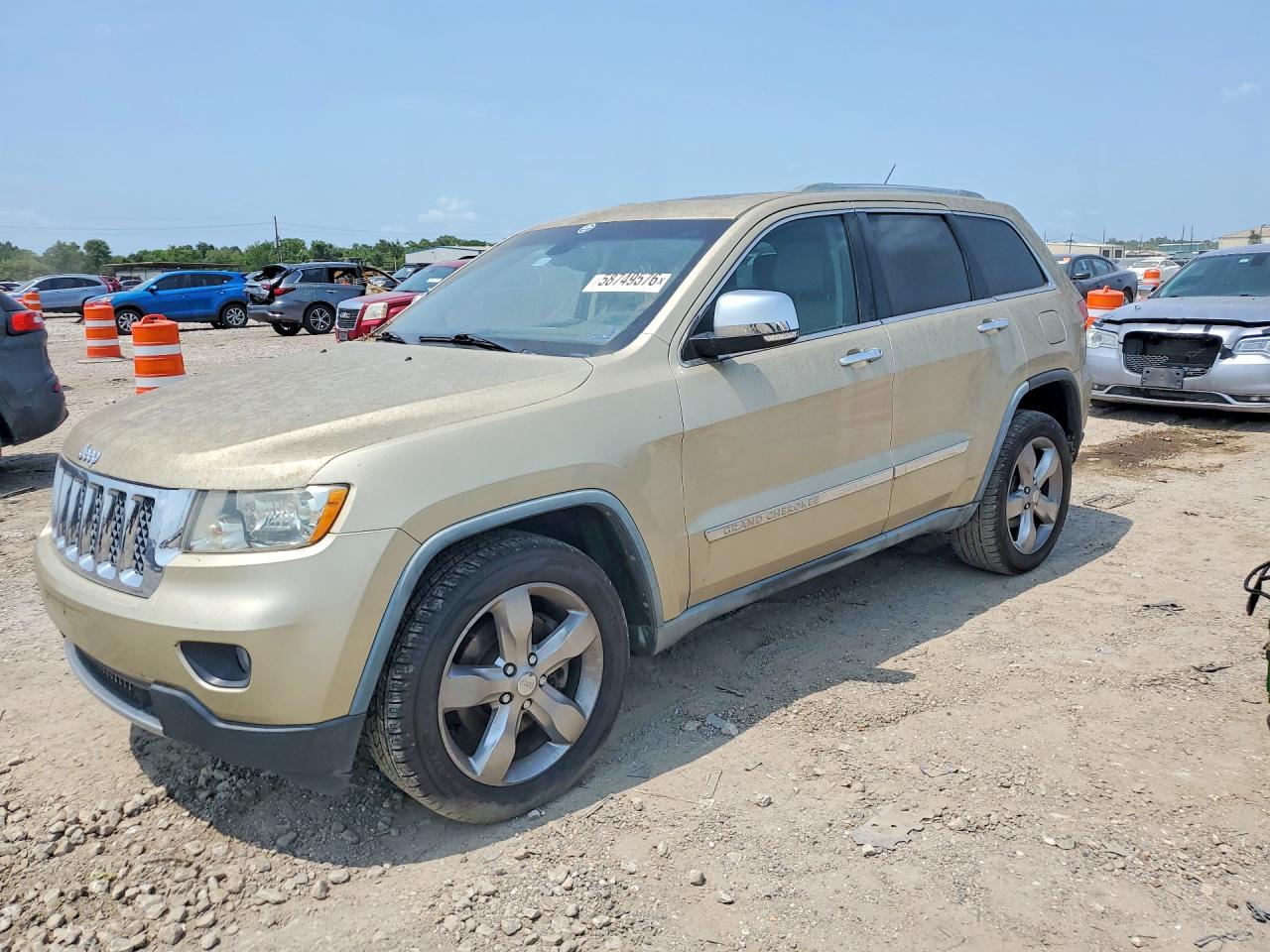 2011 Jeep Grand Cherokee Overland Gold vin: 1J4RR6GT7BC713036