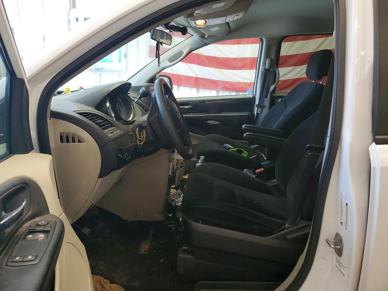 2014 Dodge Grand Caravan Se Белый vin: 2C4RDGBG1ER260693