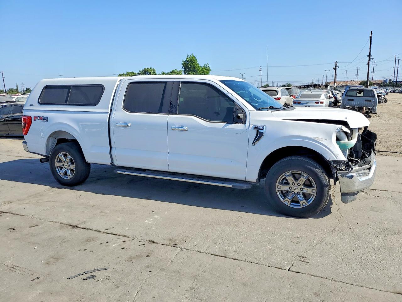 2021 Ford F150 Supercrew White vin: 1FTFW1E80MKD33676