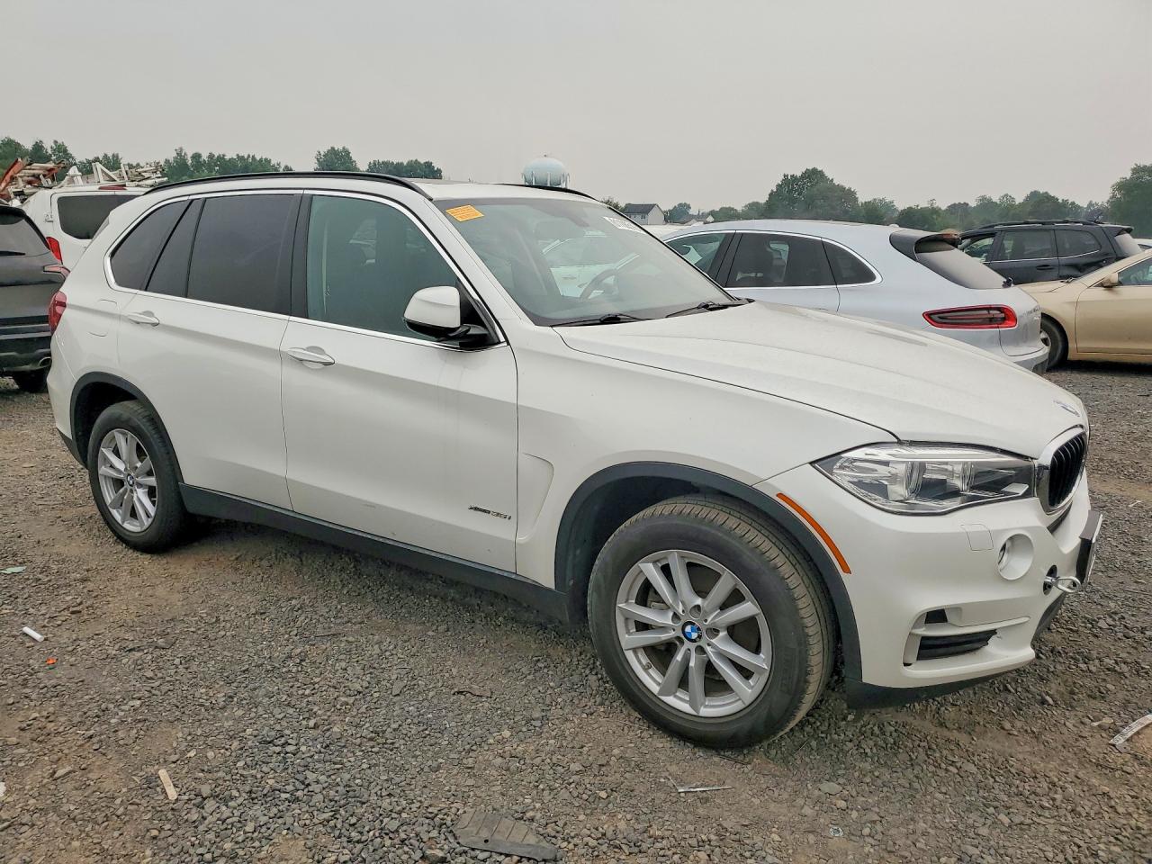 2015 Bmw X5 Xdrive35i White vin: 5UXKR0C55F0K72055