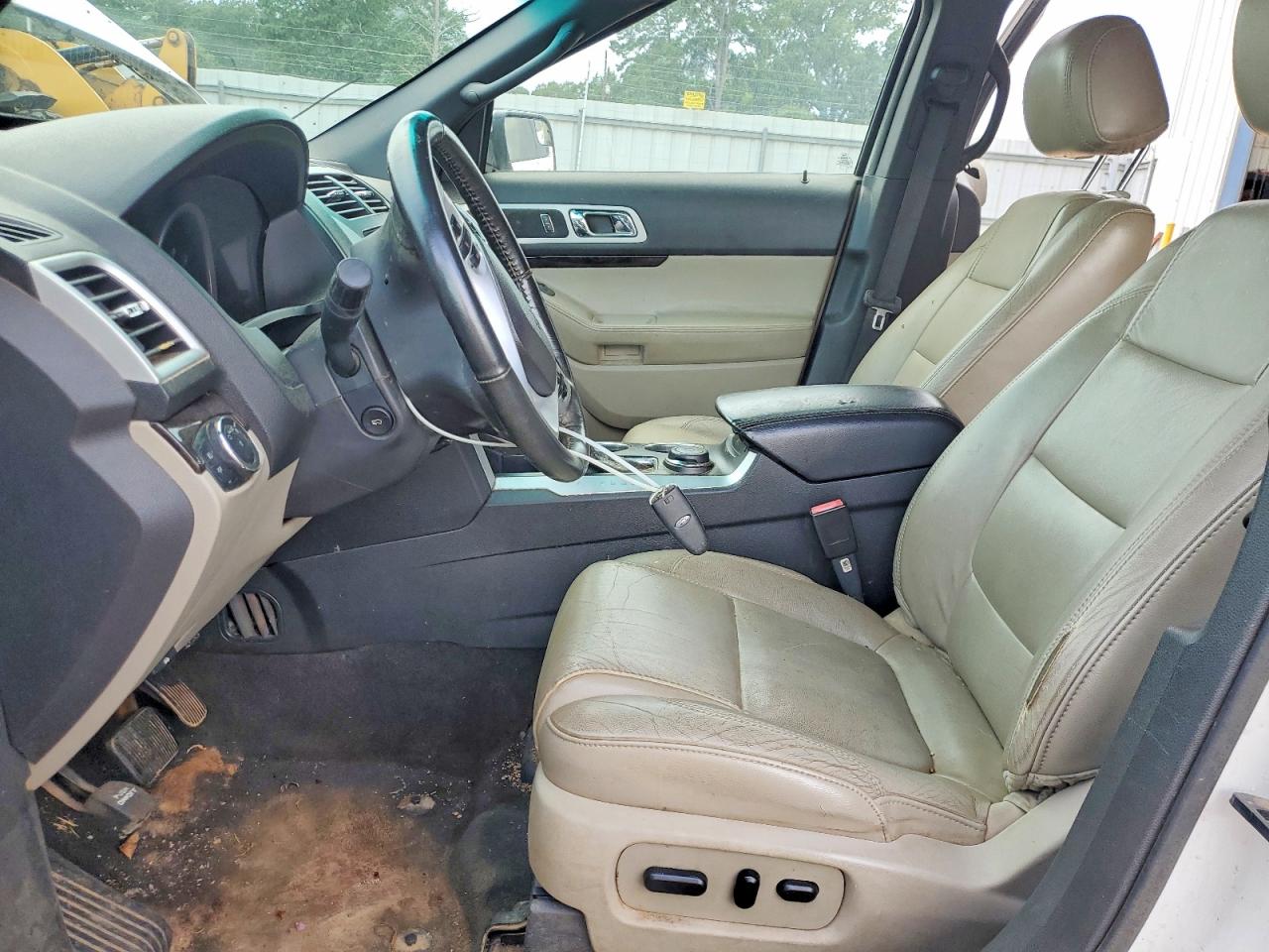 2013 Ford Explorer Limited White vin: 1FM5K8F87DGA64007