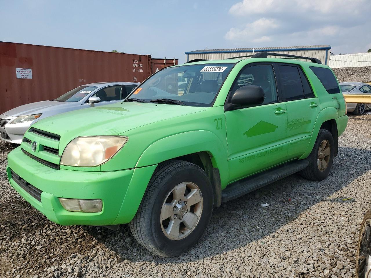 2004 Toyota 4runner Sr5 Green vin: JTEZU14R940020470