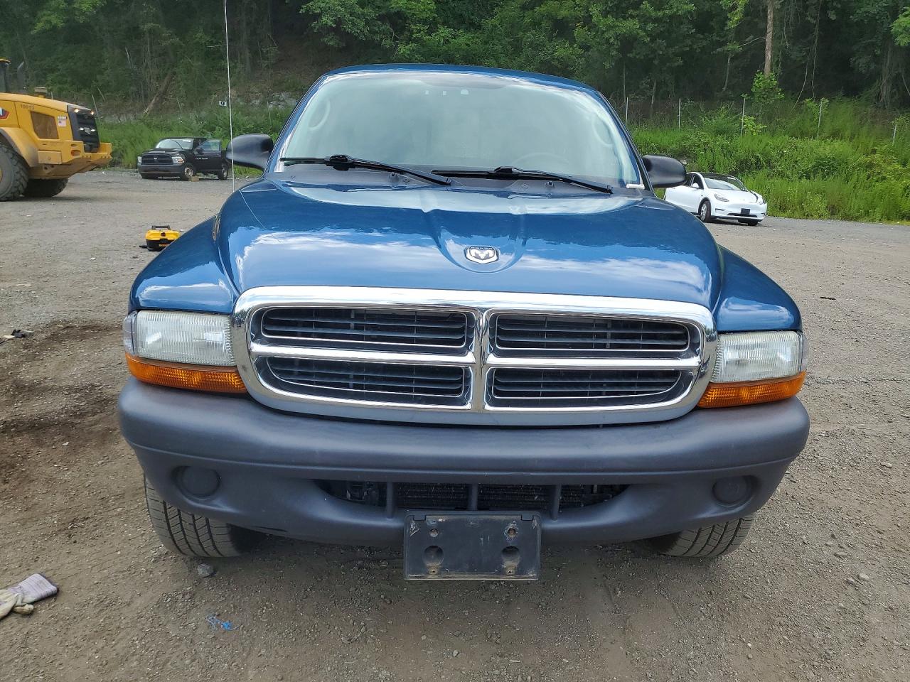 2004 Dodge Dakota Sxt Синий vin: 1D7HG12K24S584968