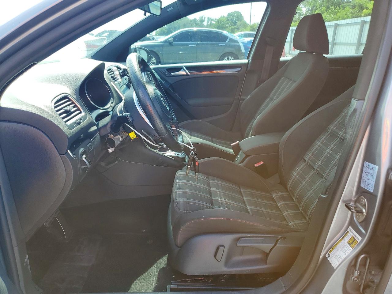 2012 Volkswagen Gti Gray vin: WVWHV7AJ8CW259647