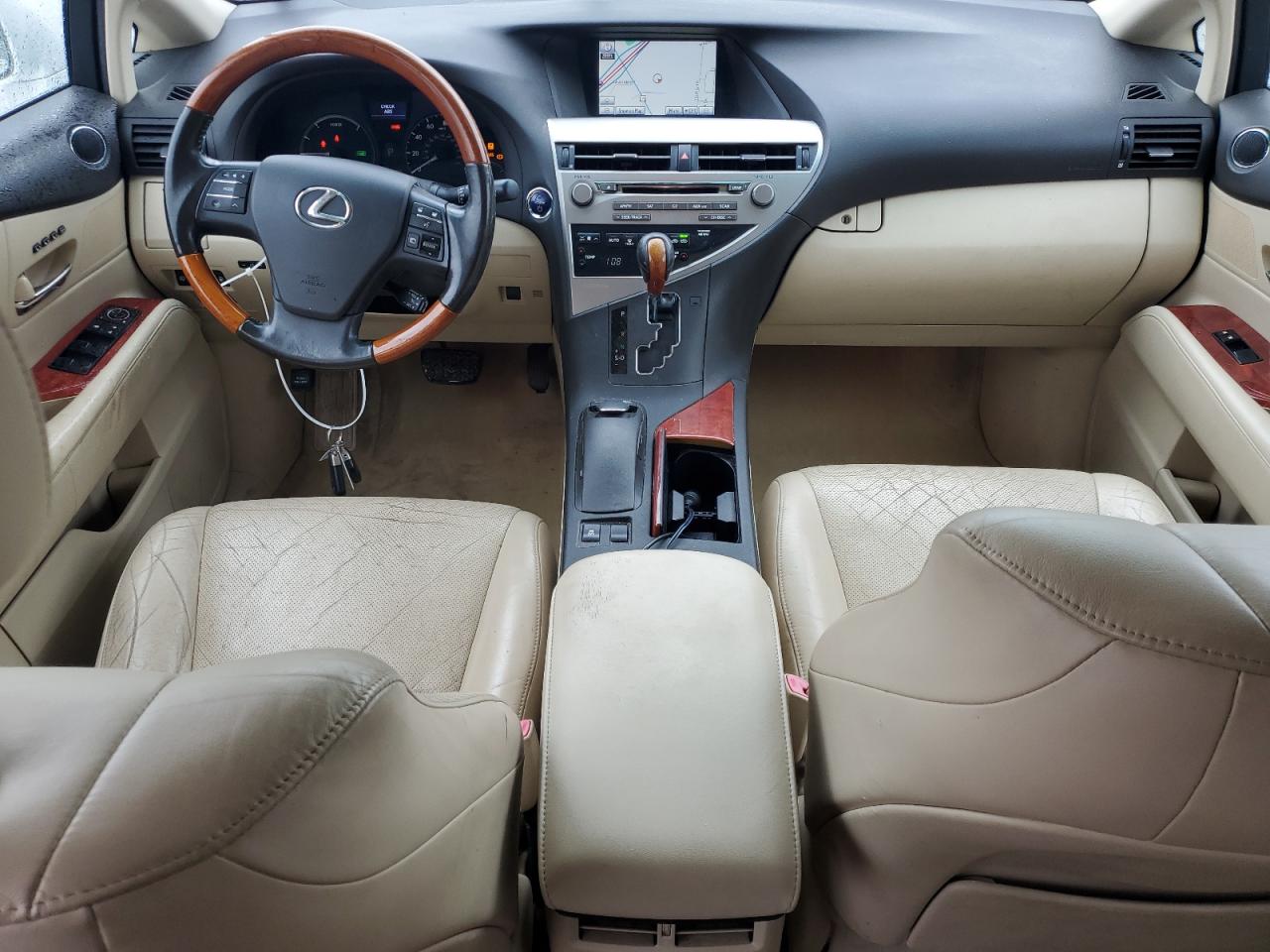 2012 Lexus Rx 450h White vin: JTJBC1BA5C2435274