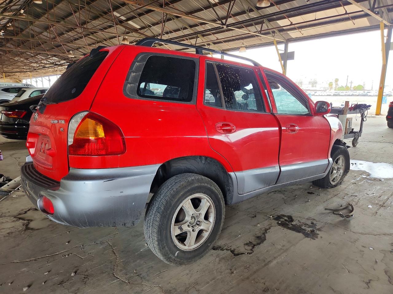 2004 Hyundai Santa Fe Gls Red vin: KM8SC13D94U855164