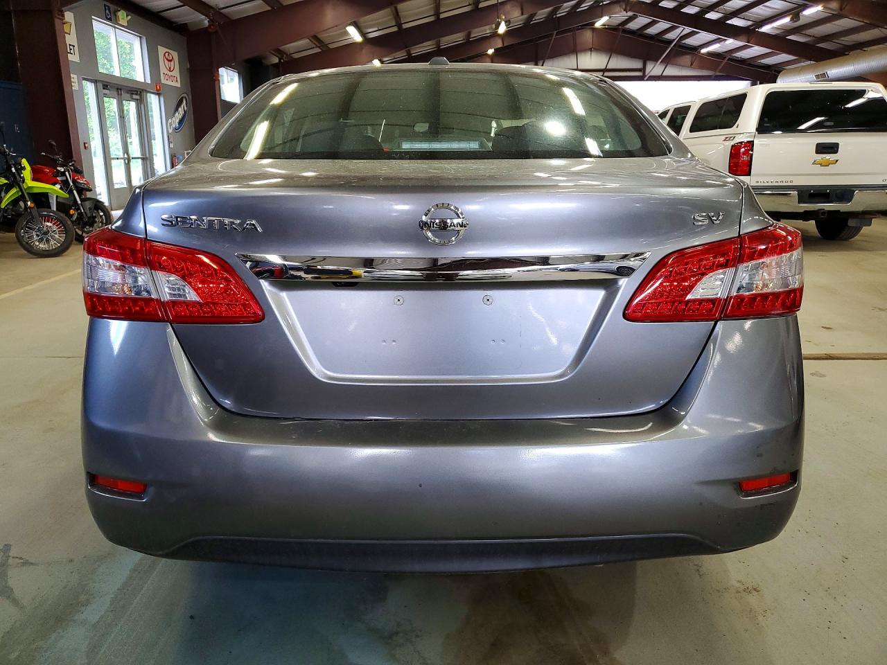 2015 Nissan Sentra Sv Gray vin: 3N1AB7AP1FL695705