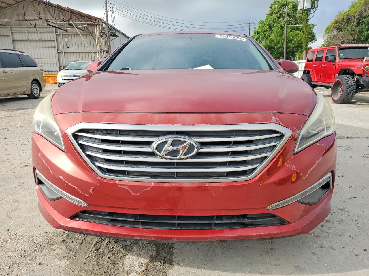 2015 Hyundai Sonata Se Maroon vin: 5NPE24AF9FH163400