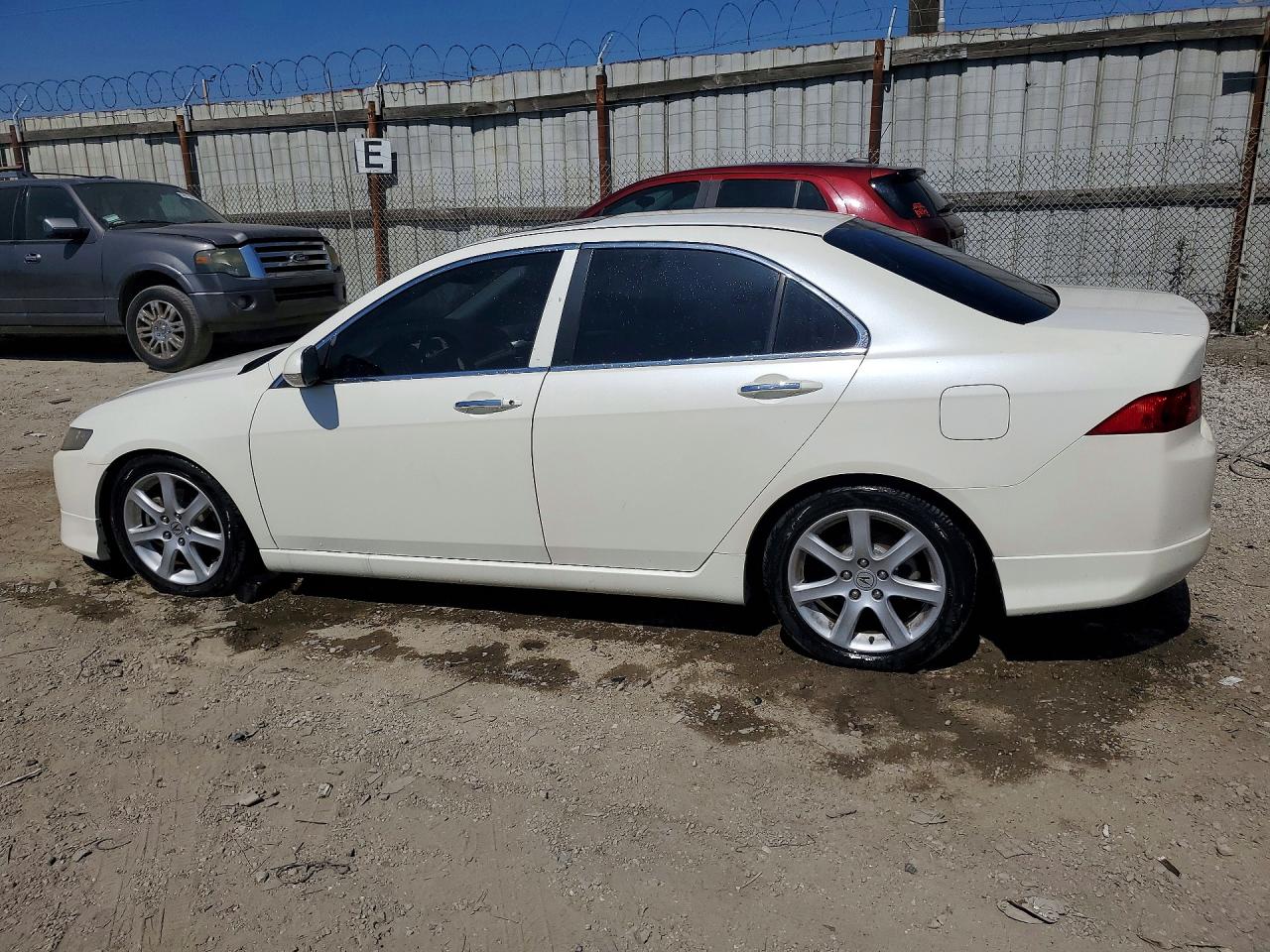 2004 Acura Tsx White vin: JH4CL96944C009138
