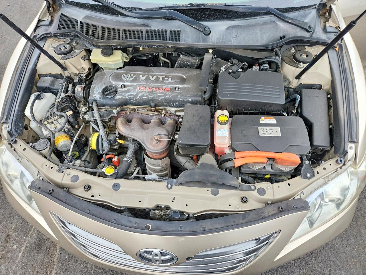 2007 Toyota Camry Hybrid Beige vin: JTNBB46KX73032123