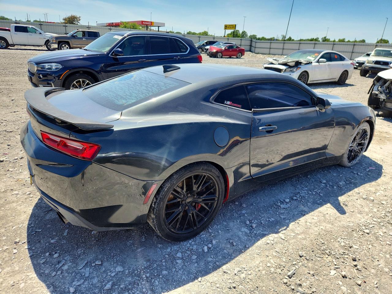 2018 Chevrolet Camaro Ss Серый vin: 1G1FF1R73J0146157