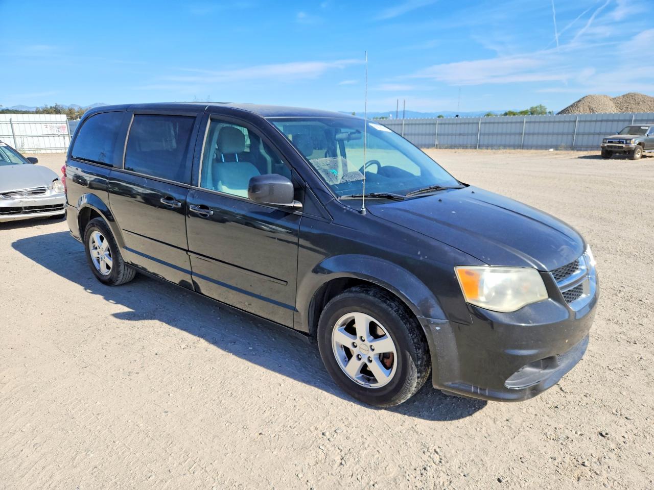 2012 Dodge Grand Caravan Sxt Black vin: 2C4RDGCG8CR204813