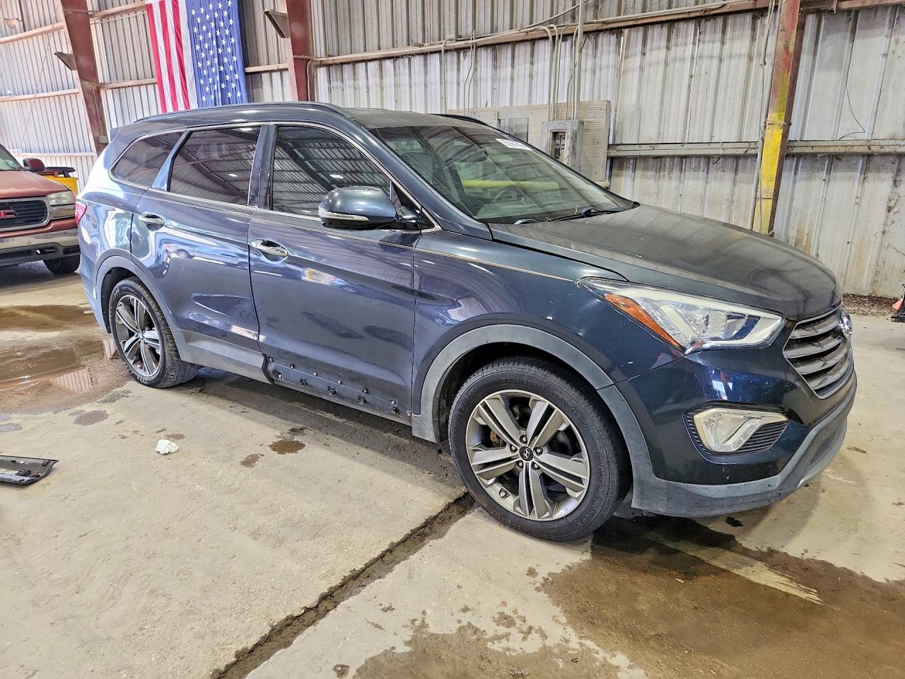 2013 Hyundai Santa Fe Limited Синий vin: KM8SR4HF0DU003246