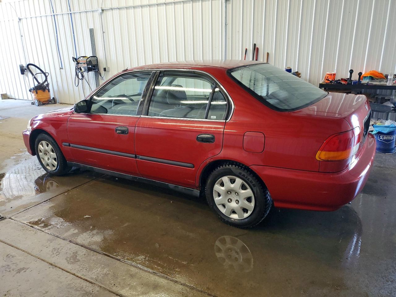 1998 Honda Civic Lx Red vin: 1HGEJ6672WL056332