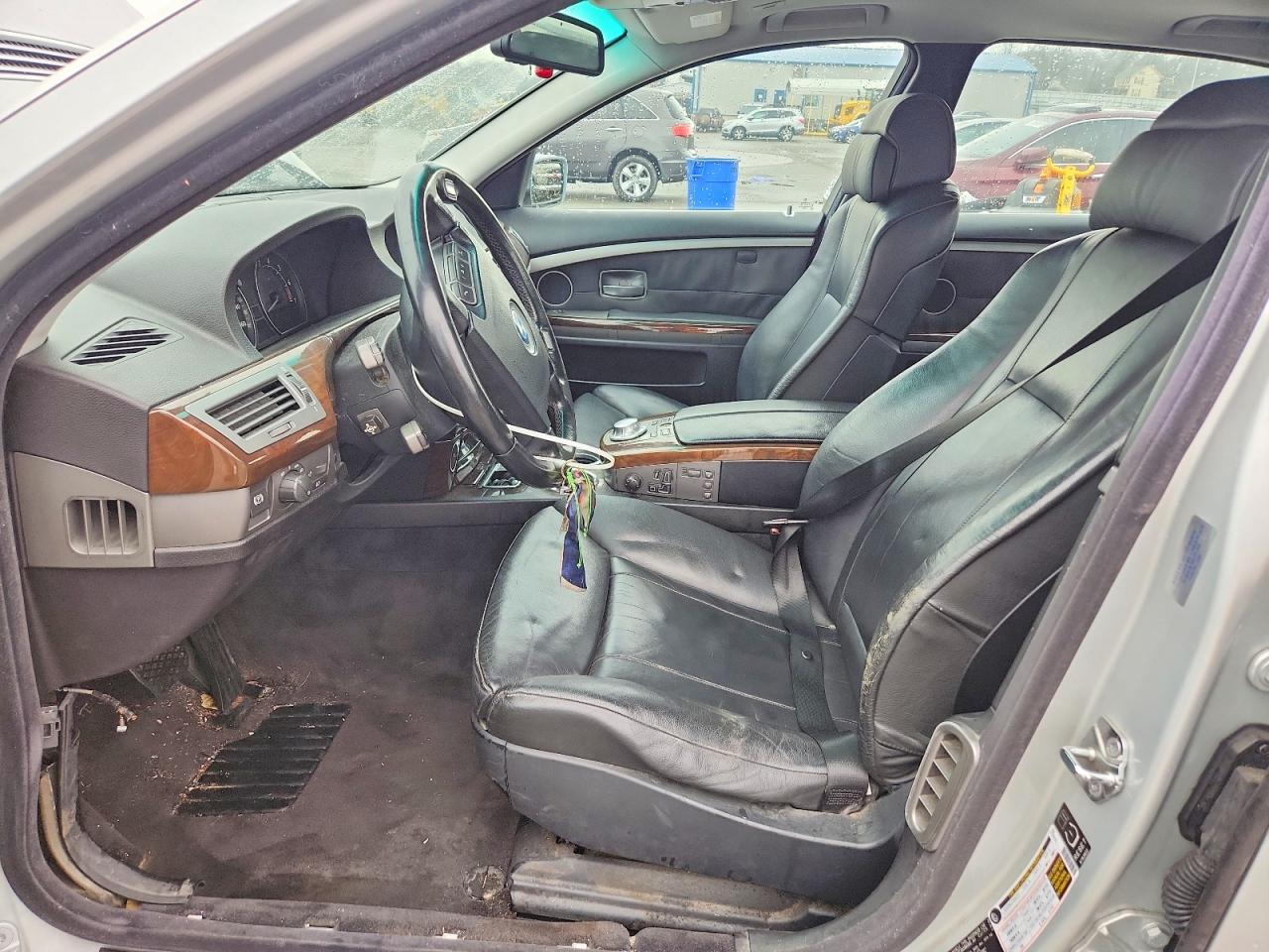 2005 Bmw 745 Li Silver vin: WBAGN63595DS60839