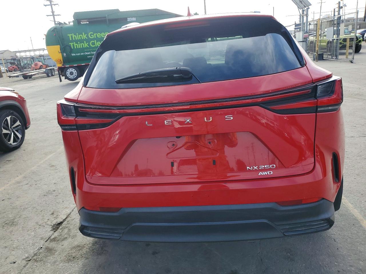 2022 Lexus Nx 250 Red vin: 2T2ADCEZ5NC001428
