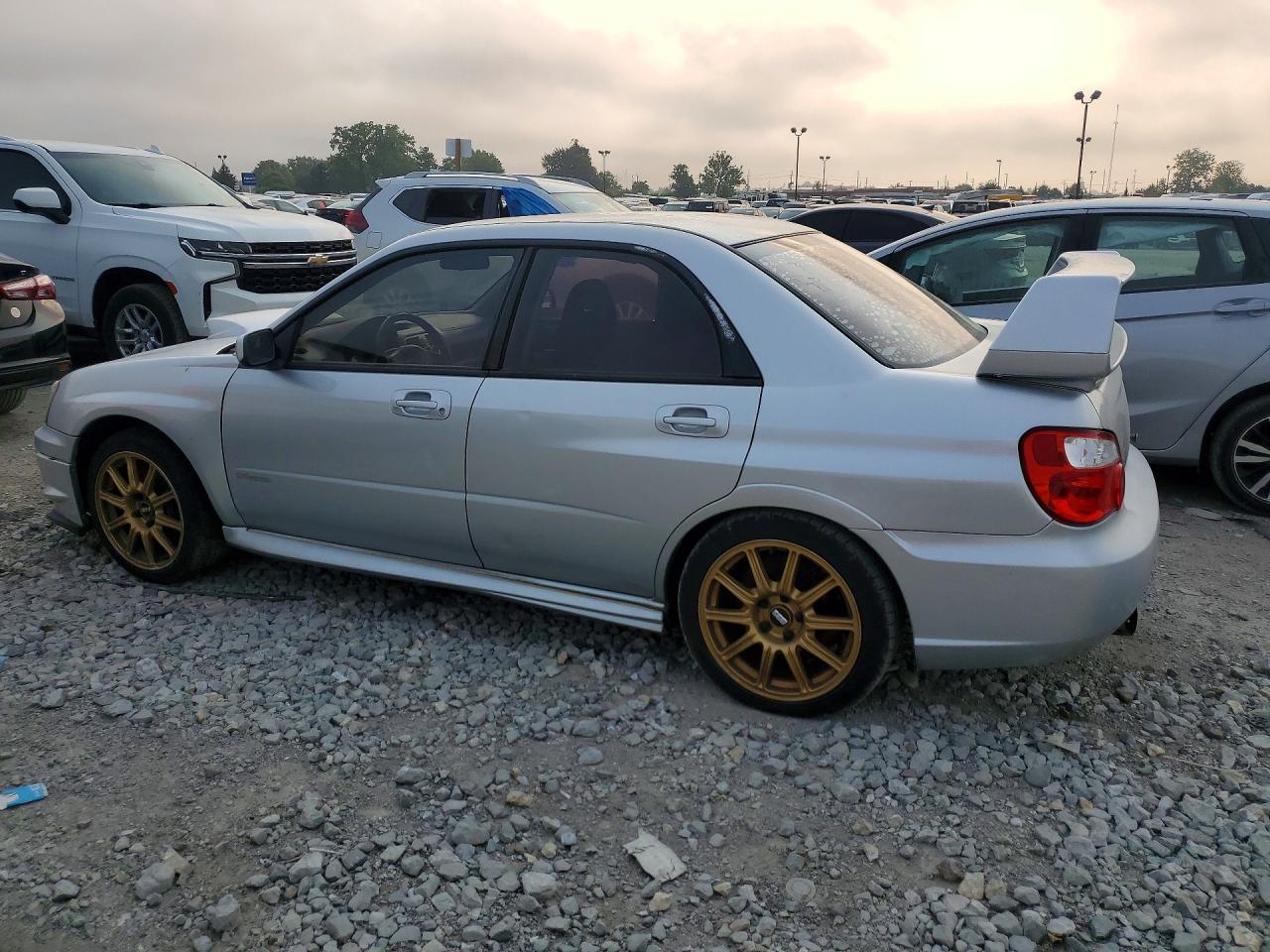 2005 Subaru Impreza Wrx Sti Серебряный vin: JF1GD70615L516136