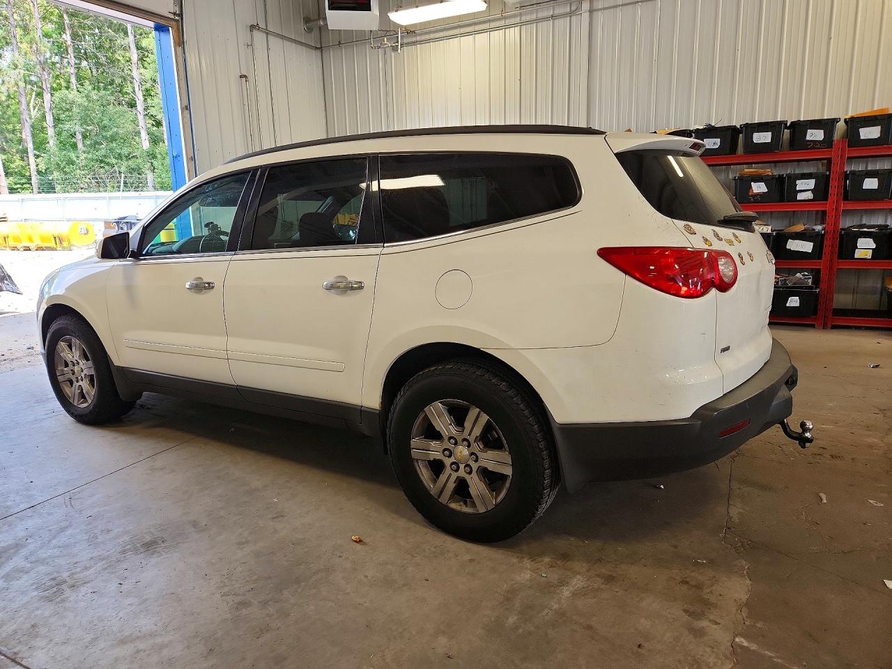 2012 Chevrolet Traverse Lt White vin: 1GNKVGEDXCJ191219