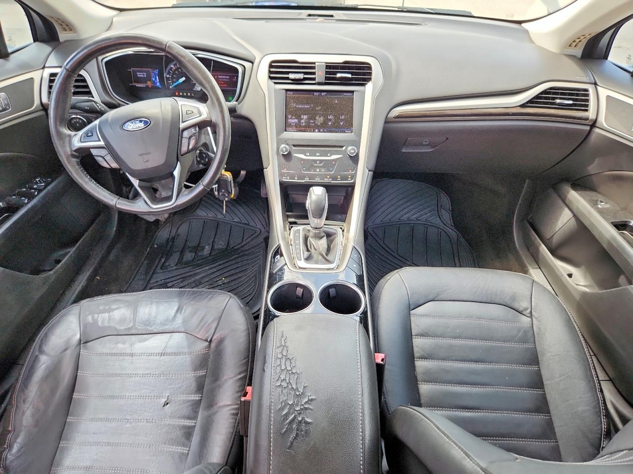 2013 Ford Fusion Se Phev Серый vin: 3FA6P0PU5DR234970