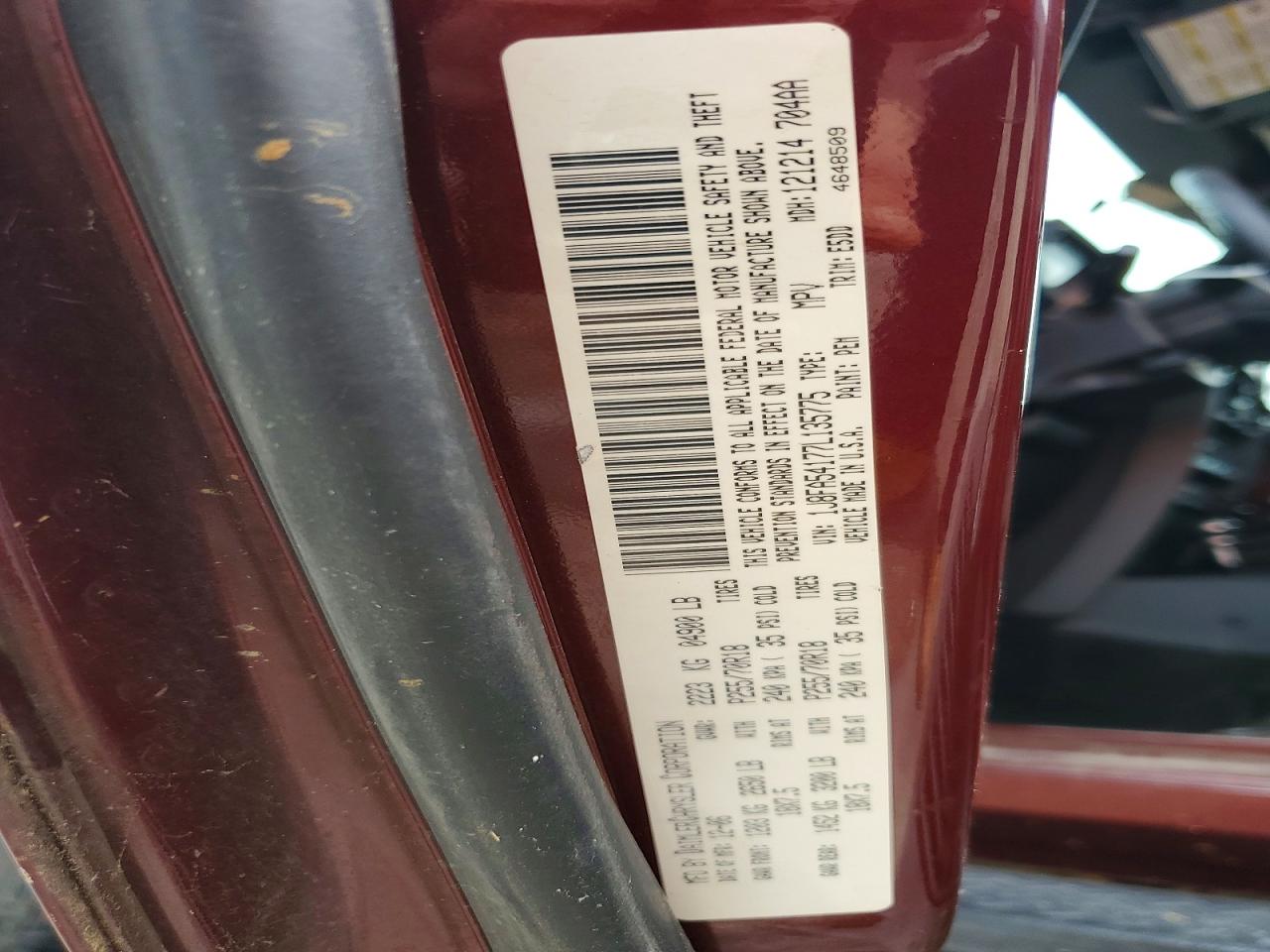 2007 Jeep Wrangler Sahara Red vin: 1J8FA54177L135775