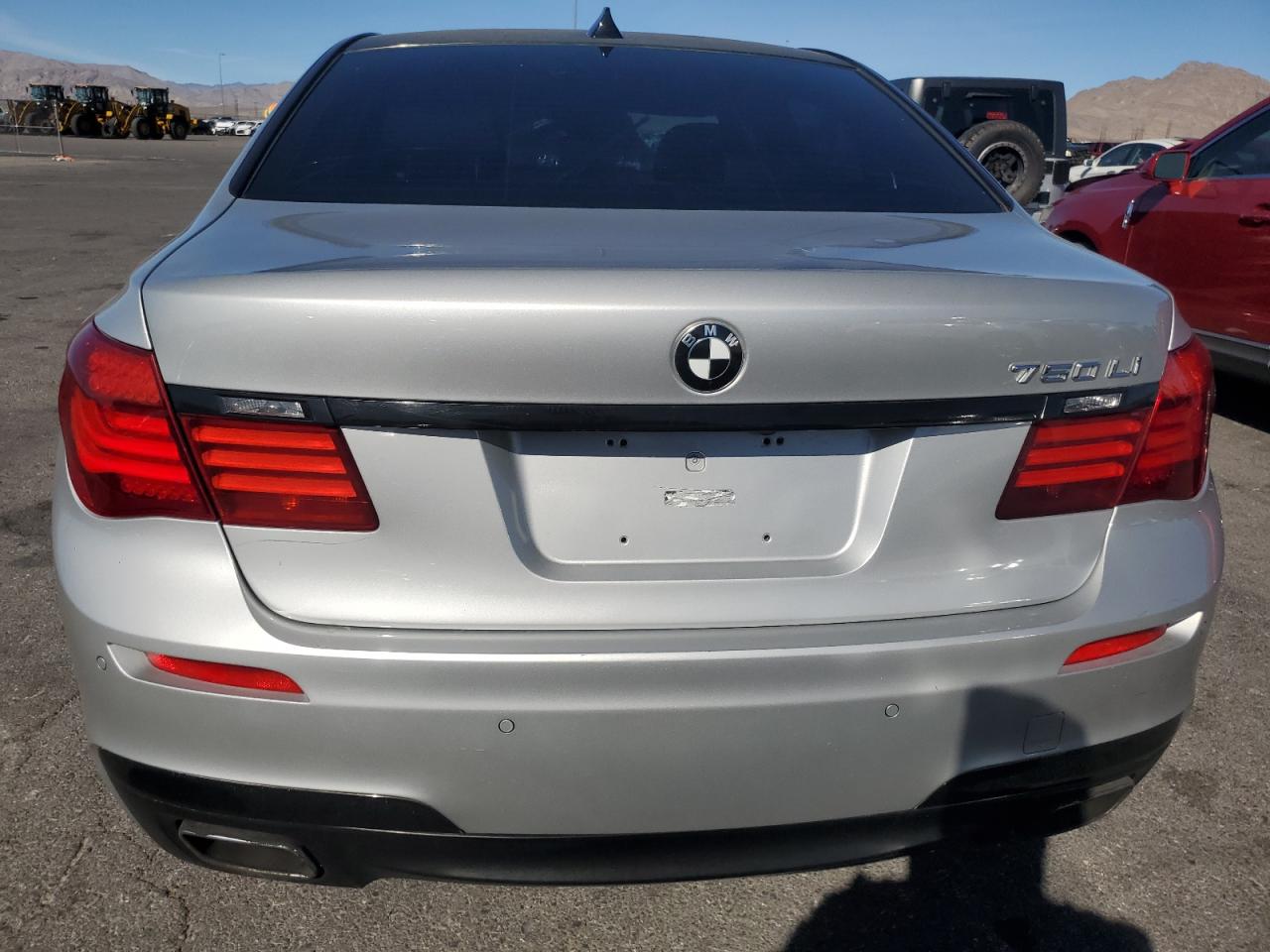 2014 Bmw 750 Li Silver vin: WBAYE8C5XED134442