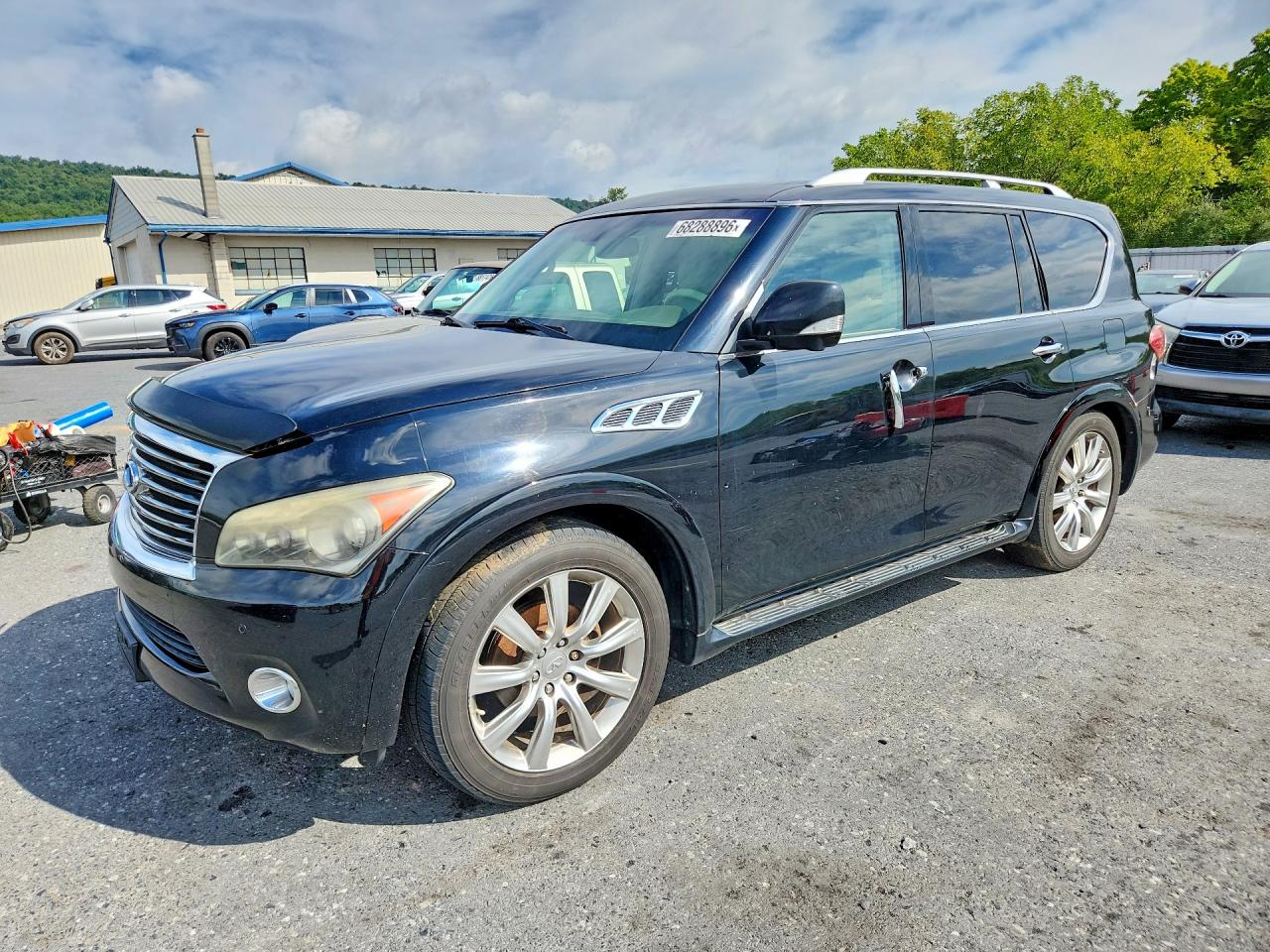 2012 Infiniti Qx56 Base Черный vin: JN8AZ2NE1C9016979