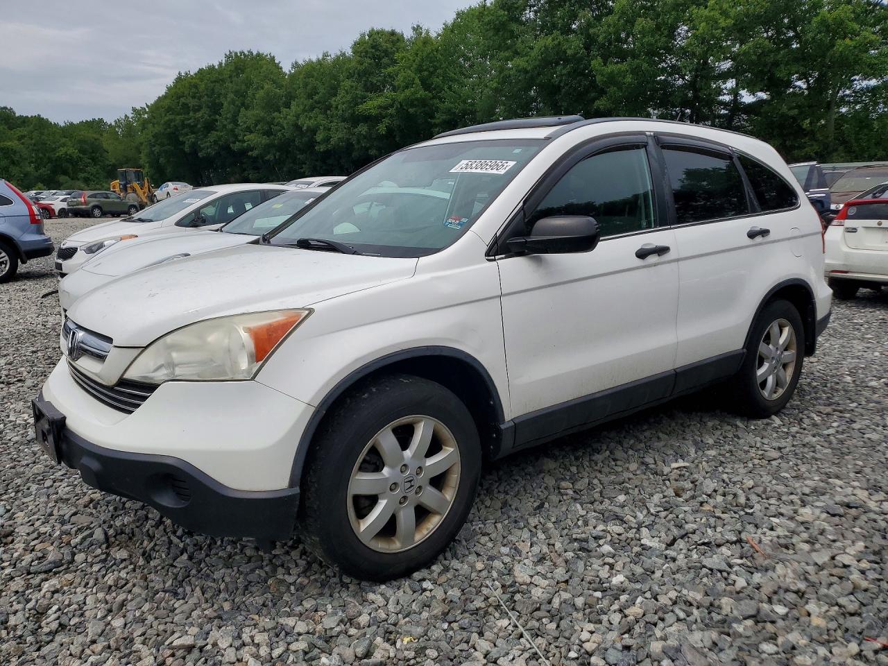 2009 Honda Cr-v Ex White vin: 5J6RE48599L058940