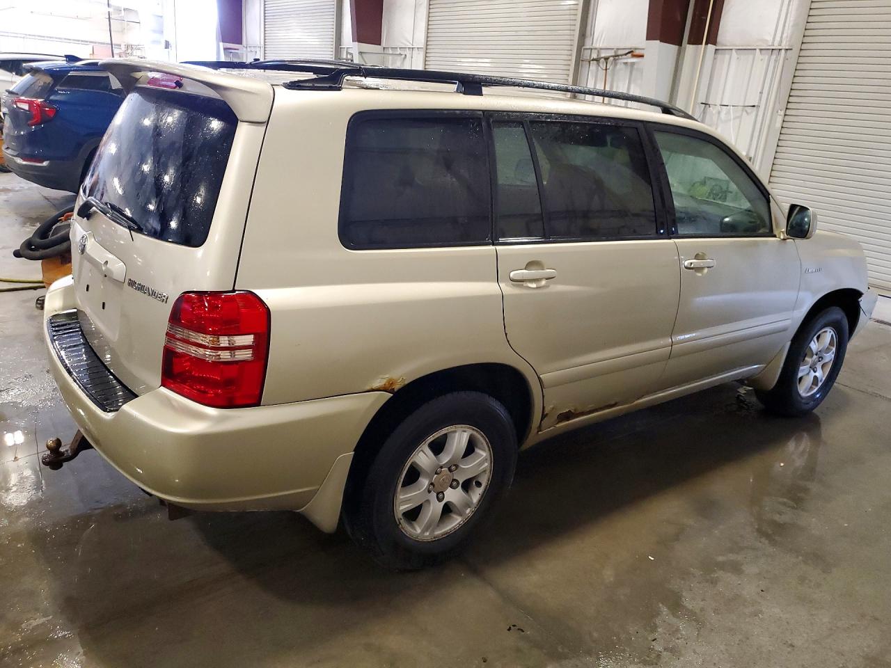 2003 Toyota Highlander Limited Beige vin: JTEHF21A730110693