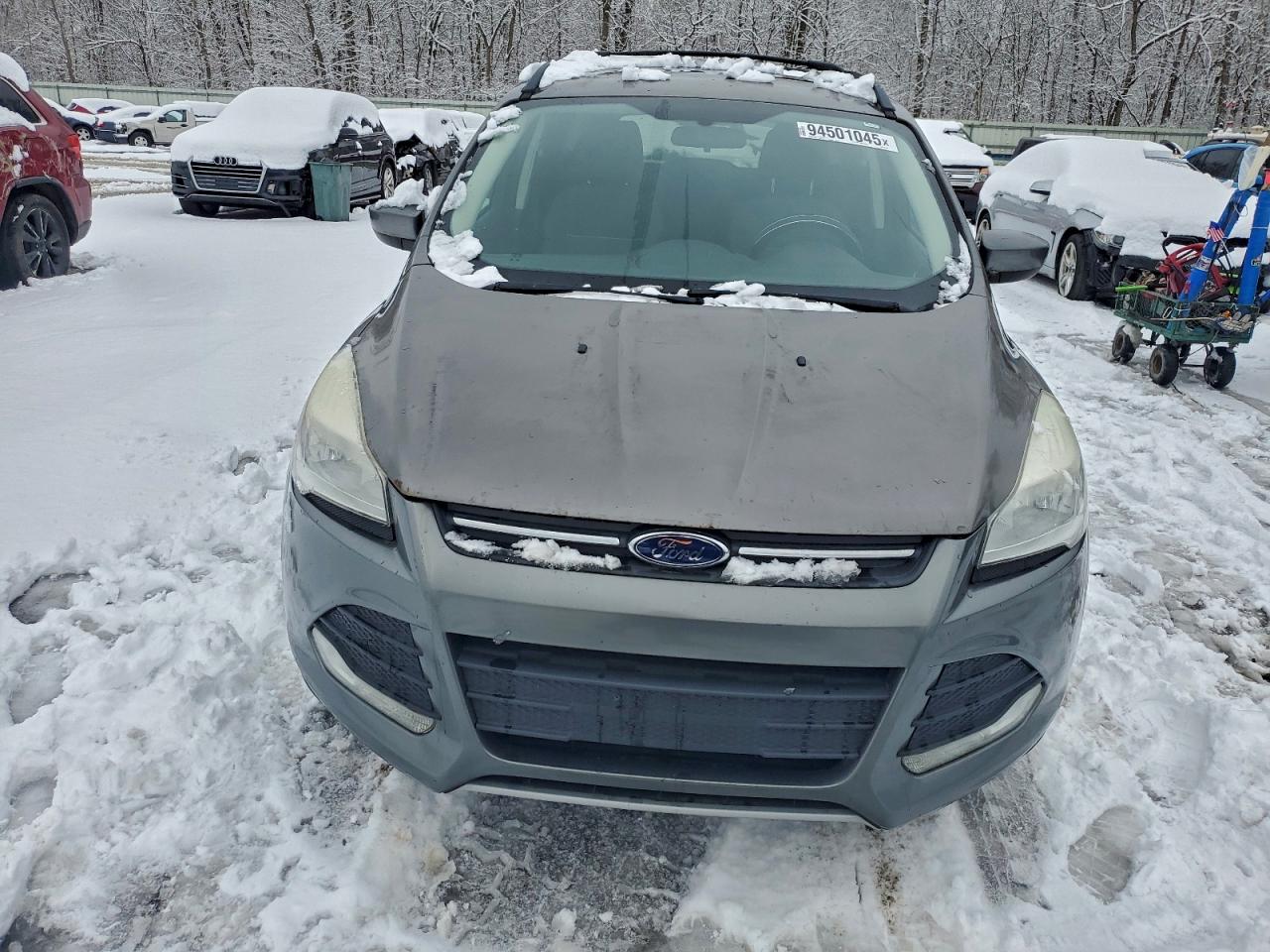 2013 Ford Escape Se Gray vin: 1FMCU0GX5DUA57986