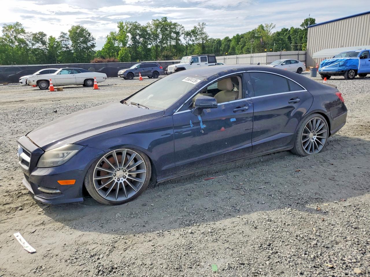 2013 Mercedes-benz Cls 550 Синий vin: WDDLJ7DB0DA083241