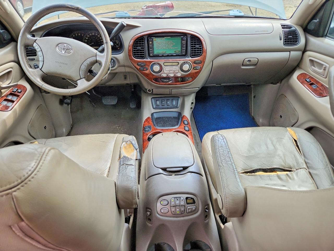 2005 Toyota Sequoia Limited Blue vin: 5TDZT38A55S258452