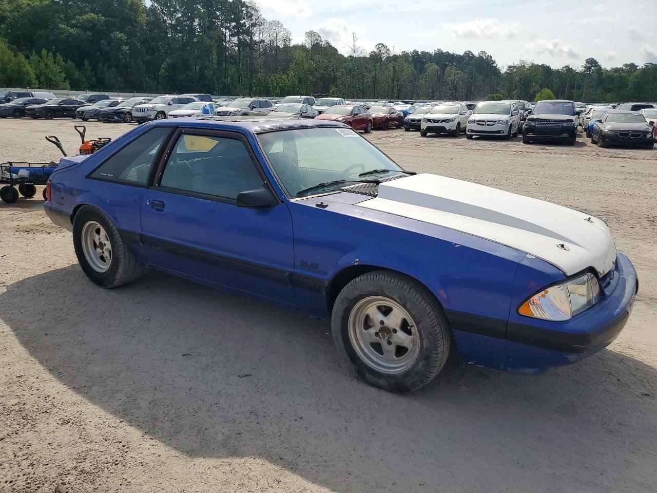 1989 Ford Mustang Lx Blue vin: 1FABP41E9KF187153
