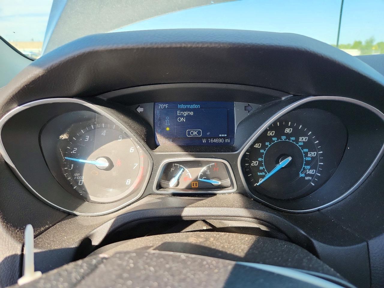 2014 Ford Focus Se Gray vin: 1FADP3K24EL239219