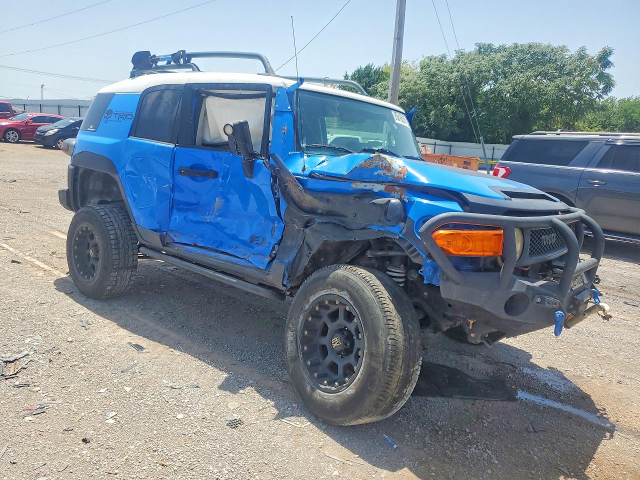 2007 Toyota Fj Cruiser Base Синий vin: JTEBU11F770004445