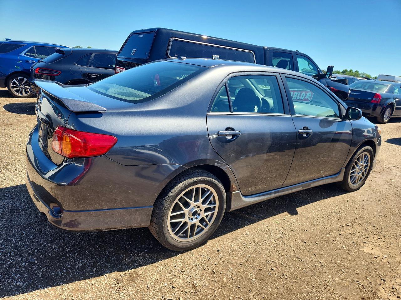 2009 Toyota Corolla S Серый vin: 1NXBU40E19Z080099