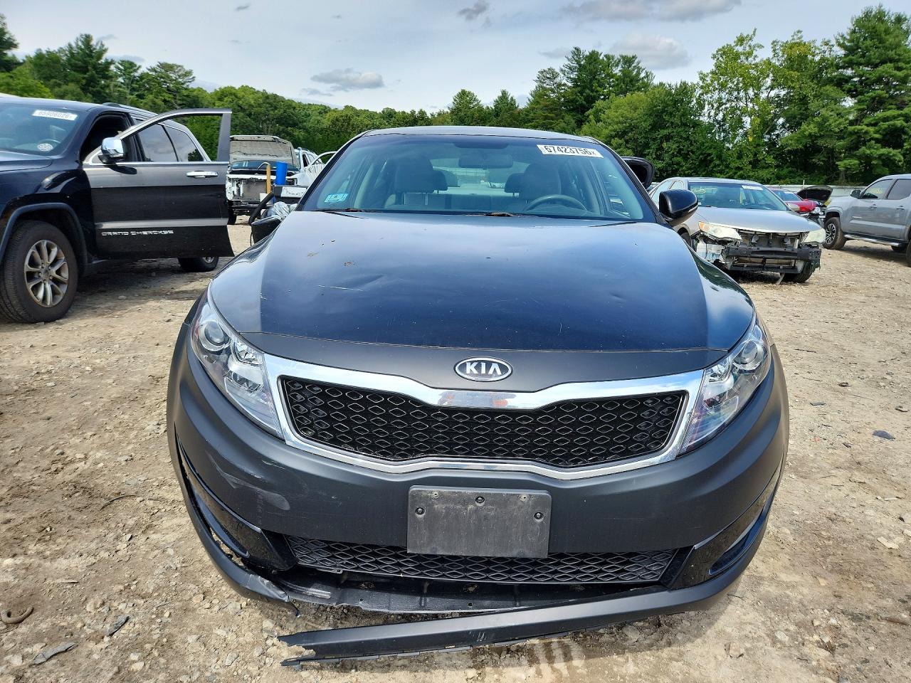 2012 Kia Optima Lx Black vin: 5XXGM4A71CG088047