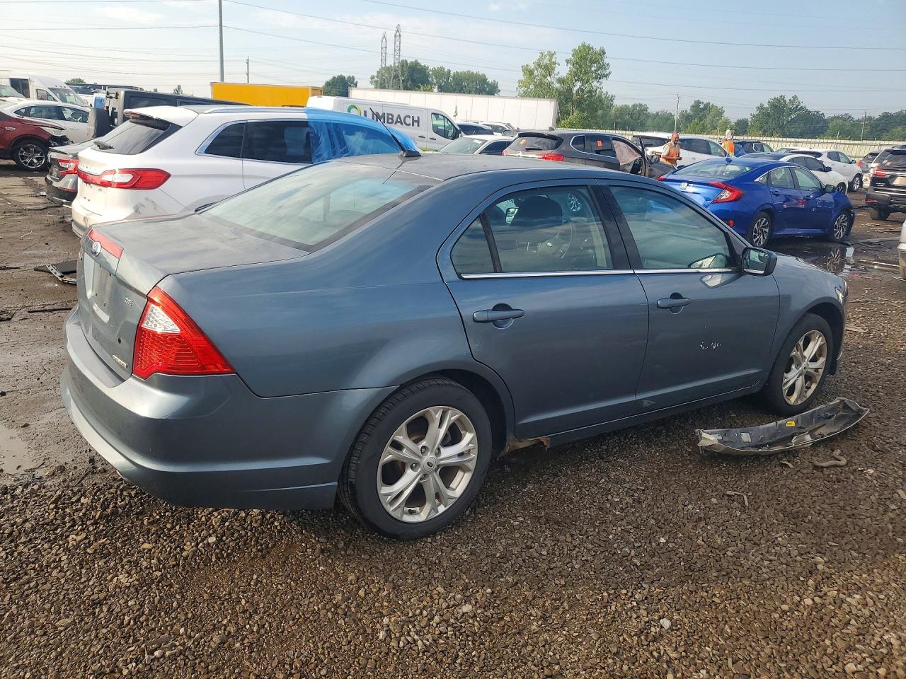 2012 Ford Fusion Se Blue vin: 3FAHP0HG8CR224093