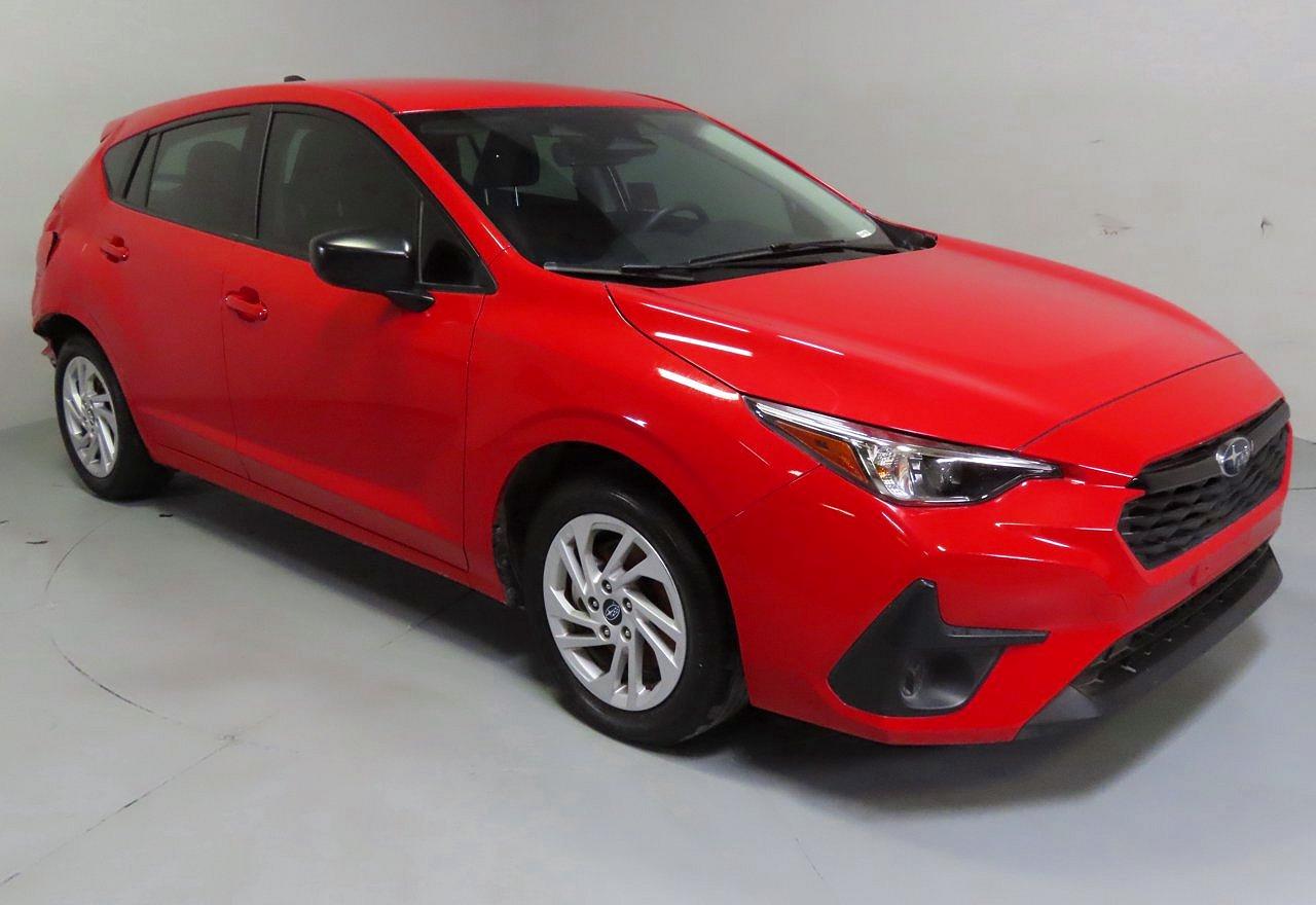 2025 Subaru Impreza Red vin: JF1GUABC7S8214221