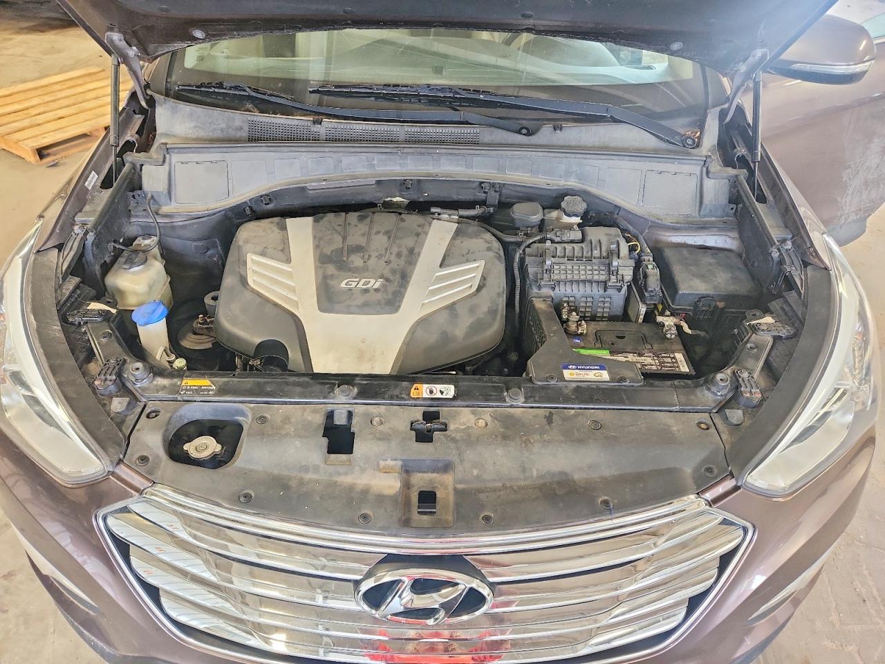 2014 Hyundai Santa Fe Gls Brown vin: KM8SRDHF9EU075032